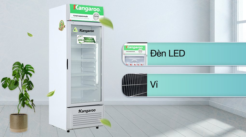 tủ mát kangaroo 238 lít kg298at