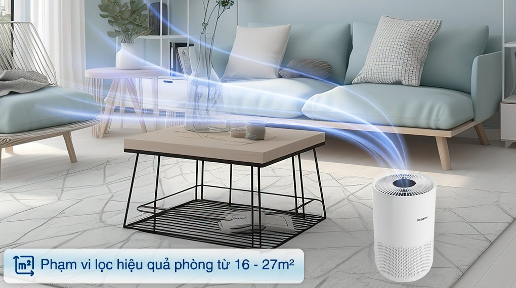 máy lọc không khí xiaomi smart air purifier 4 compact eu (bhr5860eu) 27w