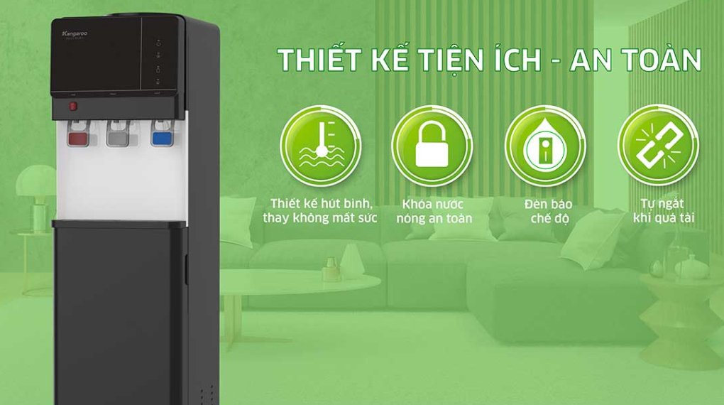 cây nước nóng lạnh kangaroo kg64a3