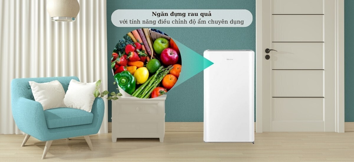 tủ lạnh hisense 82 lít hr08dw
