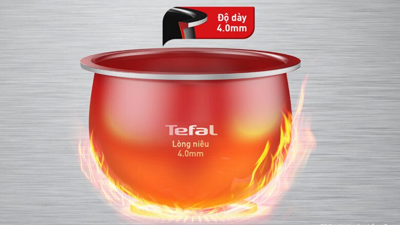 nồi cơm điện tử tefal 1.8 lít delirice plus rk776968