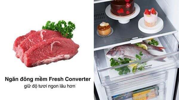 tủ lạnh lg inverter 332 lít lbd33blma