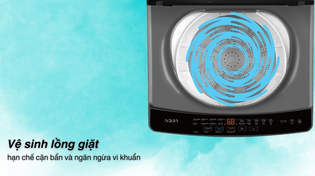 máy giặt aqua 7.2 kg awm72-316k(s)