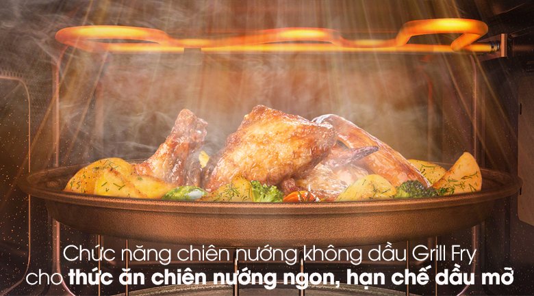 lò vi sóng có nướng samsung mg30t5018ck/sv 30 lít