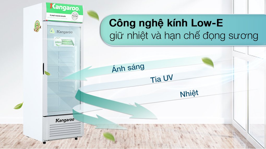 tủ mát kangaroo 238 lít kg298at