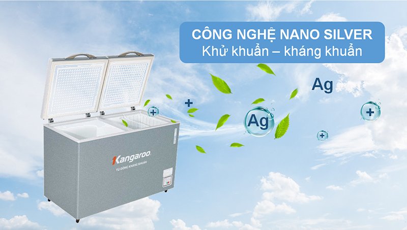 tủ đông mát kangaroo 252 lít kgfz318ng2