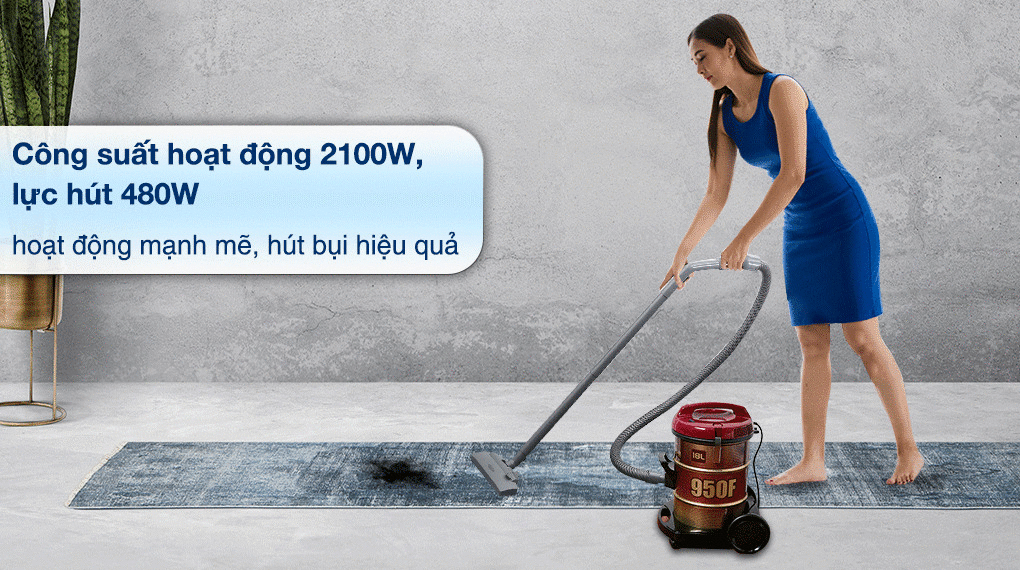 máy hút bụi công nghiệp hitachi cv-950f wr