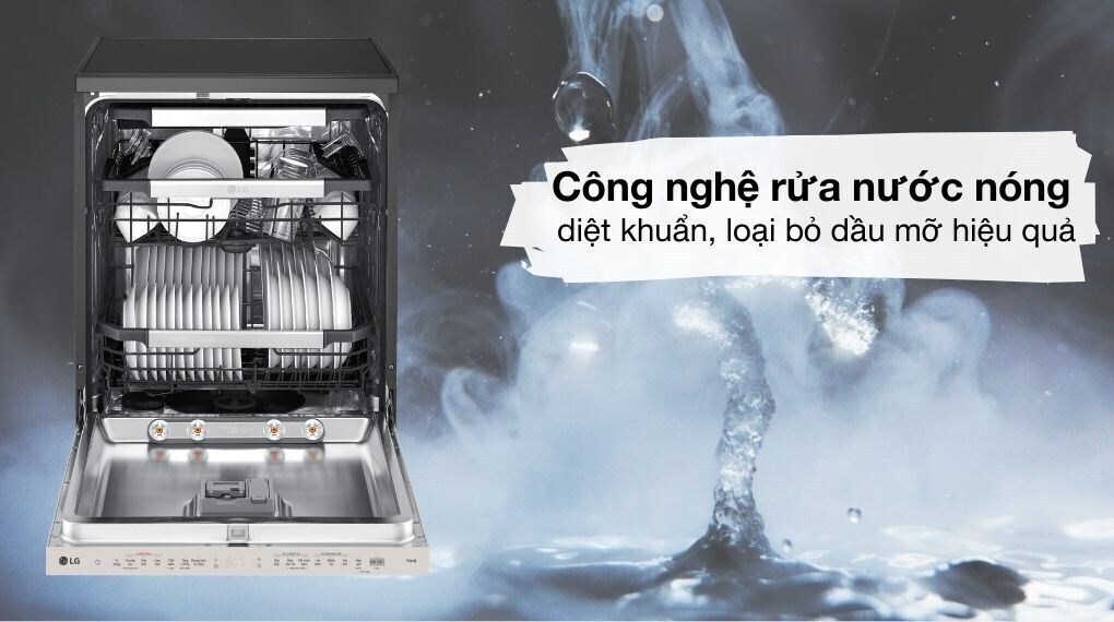 máy rửa chén độc lập lg ldt14bga3
