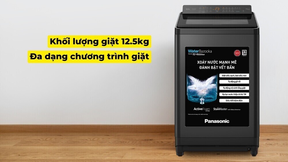 máy giặt panasonic inverter 12.5 kg na-fd125x3bv