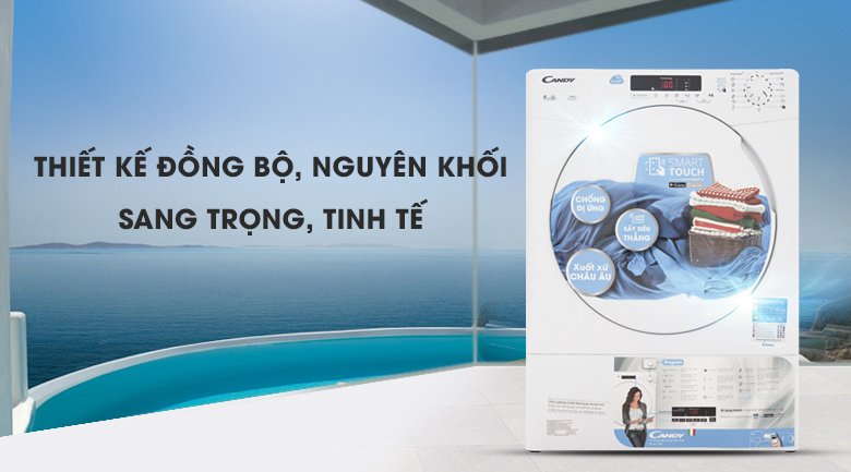 máy sấy thông hơi candy 9.0kg cse v9df-s