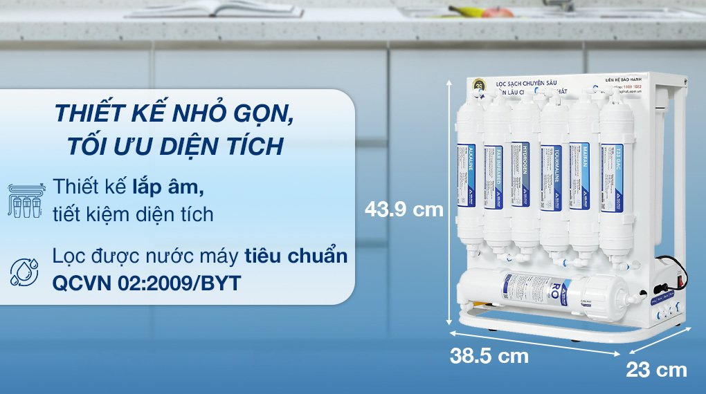 máy lọc nước ro hòa phát hwu1a 1022 10 lõi