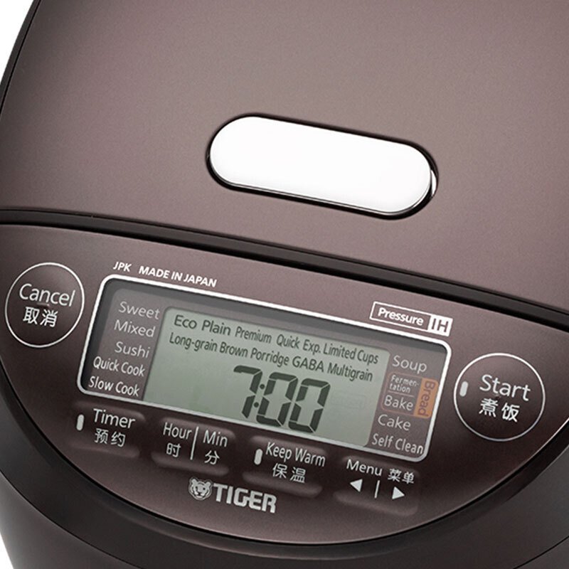 nồi cơm điện tử cao tần áp suất tiger 1.8 lít jpk-w18w