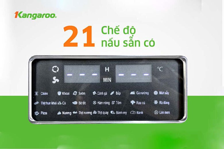 lò chiên không dầu 15 lít kangaroo kg15af3a