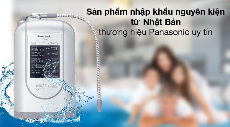 máy lọc nước ion kiềm panasonic tk-as45-zex 3 điện cực