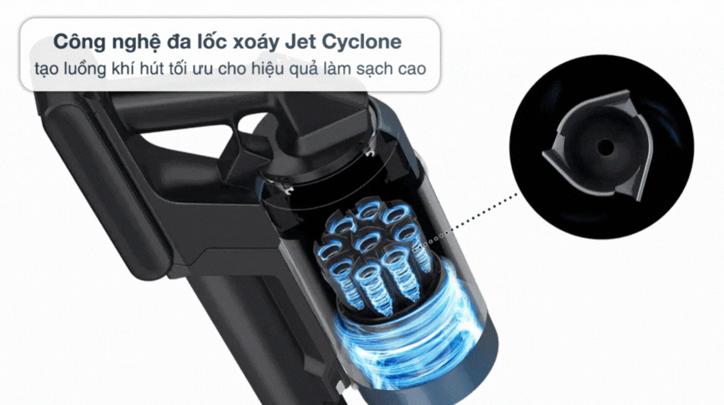 máy hút bụi lau nhà samsung bespoke vs20a95993b/sv