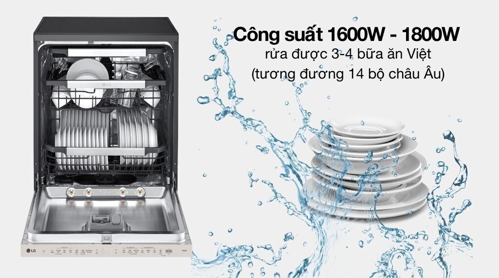 máy rửa chén độc lập lg ldt14bga3