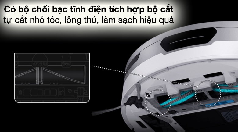 robot hút bụi samsung vr30t85513w/sv