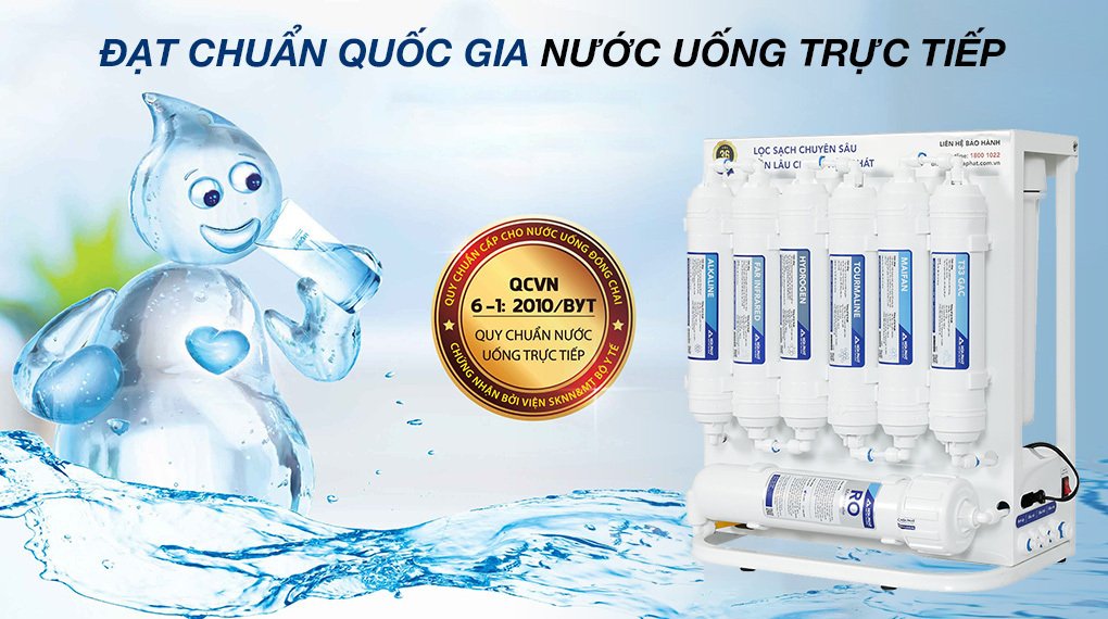 máy lọc nước ro hòa phát hwu1a 1022 10 lõi