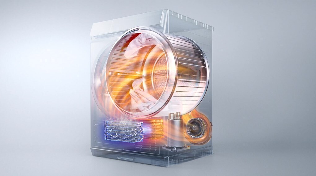 máy sấy bơm nhiệt panasonic 9.5 kg nh-eh95jd1bv