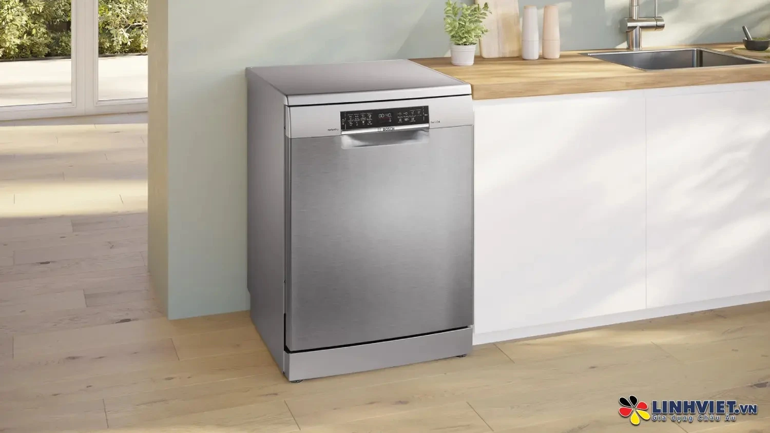 máy rửa bát độc lập bosch sms6zci06e series 6 sấy zeolith