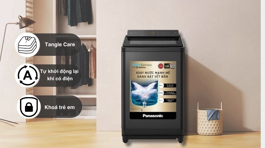 máy giặt panasonic inverter 14.5 kg na-fd290cebv