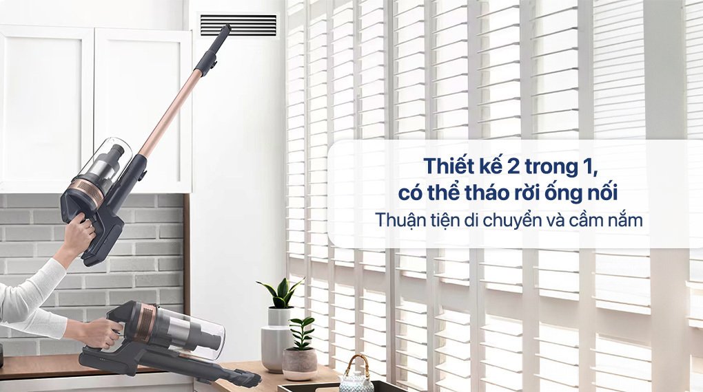 máy hút bụi không dây samsung vs15a60agr7/sv