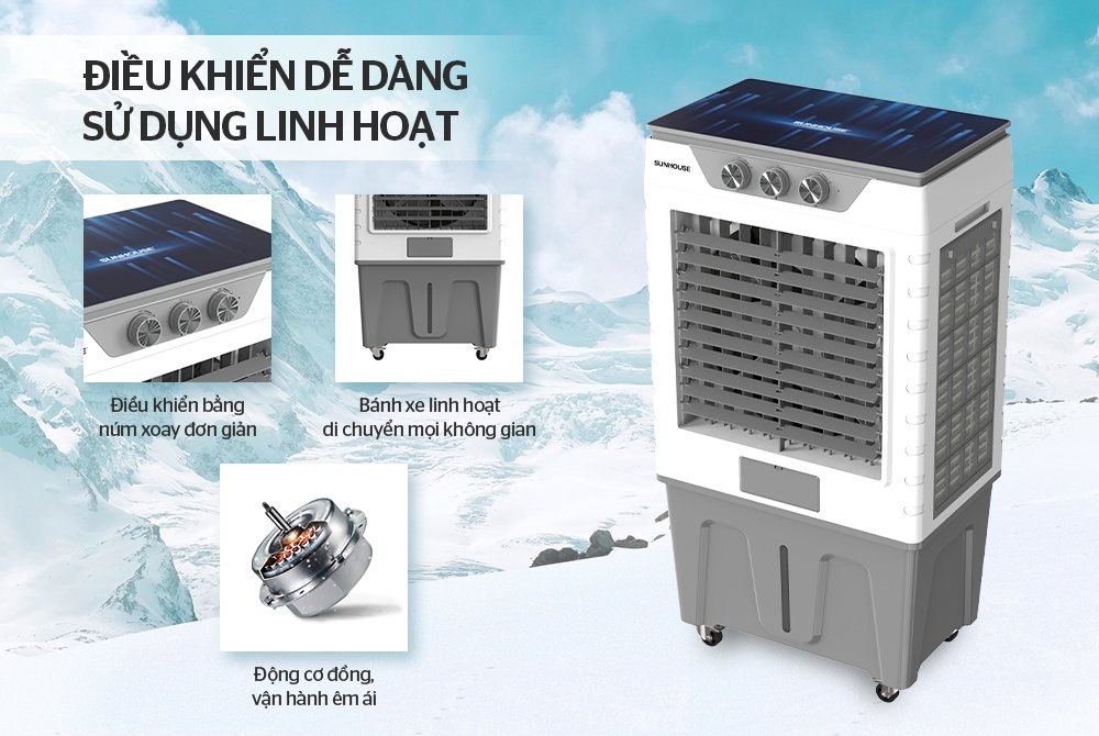máy làm mát không khí sunhouse shd7777