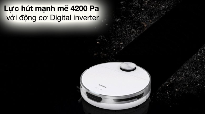 robot hút bụi samsung vr30t85513w/sv