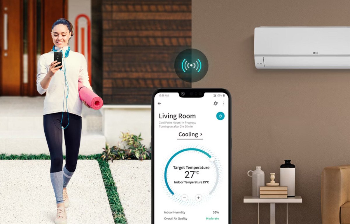 máy lạnh lg inverter 1 hp iec09g1