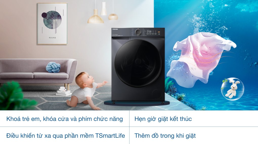 máy giặt toshiba inverter 12 kg tw-t21bu130uwv(mg)