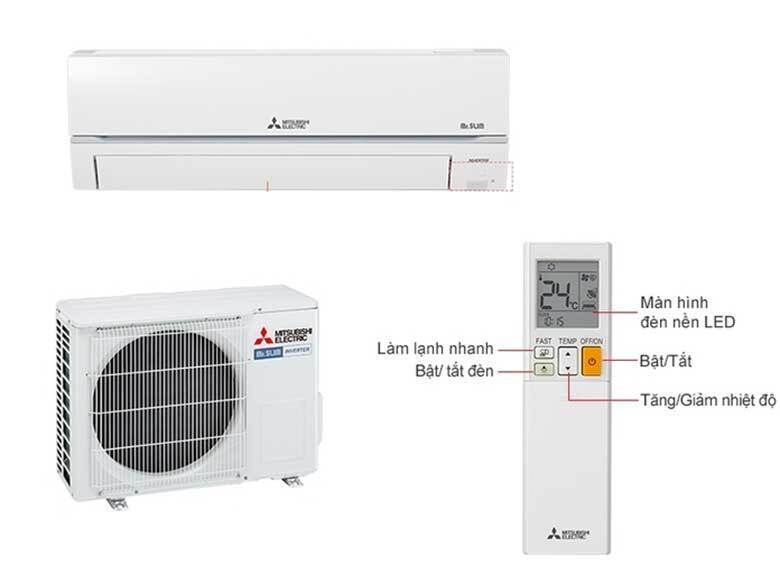 máy lạnh mitsubishi electric inverter 2.0 hp msy-gr50vf