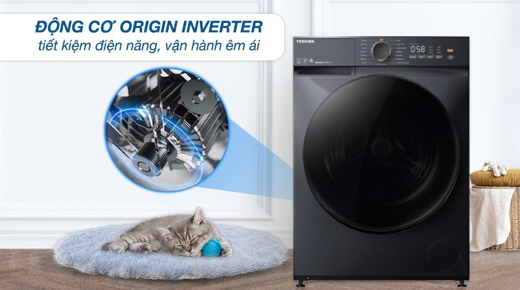 máy giặt toshiba inverter 12 kg tw-t21bu130uwv(mg)
