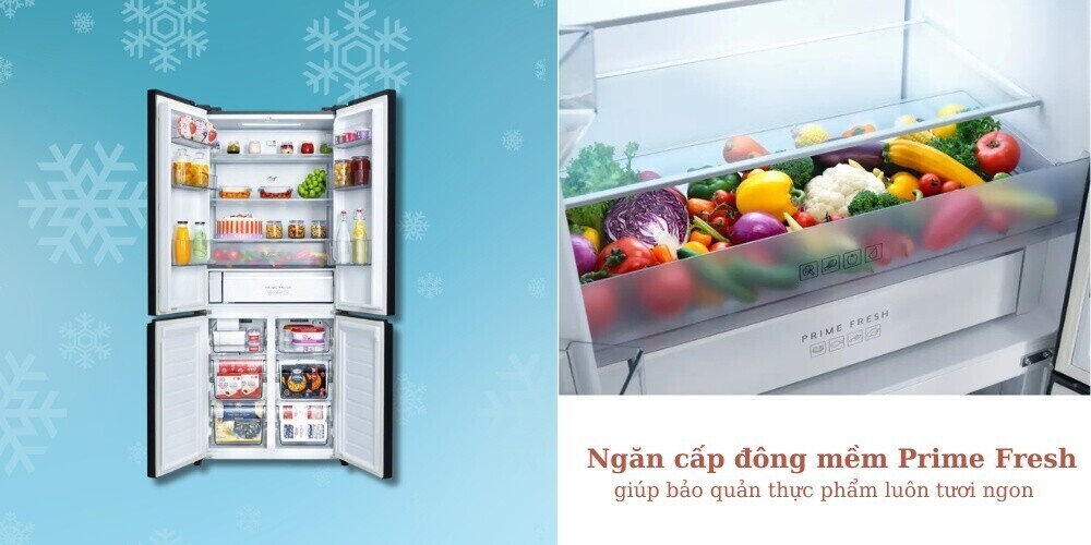 tủ lạnh panasonic inverter 510 lít multi door nr-x561gb-vn