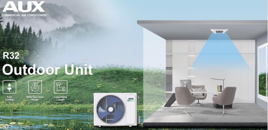 máy lạnh âm trần aux 24000 btu inverter alca-c24/4dr3yab