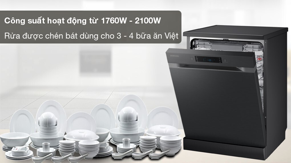máy rửa chén độc lập samsung dw60cg550fsgsv