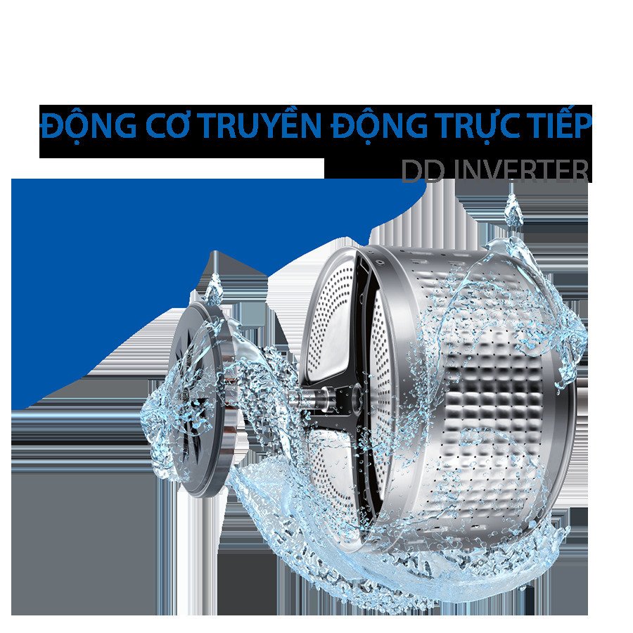 máy giặt aqua inverter 12 kg awm12-bsr1k(bu)