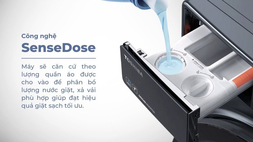 máy giặt sấy toshiba inverter giặt 10.5 kg - sấy 7 kg twd-t27bzp115mwv(mg)