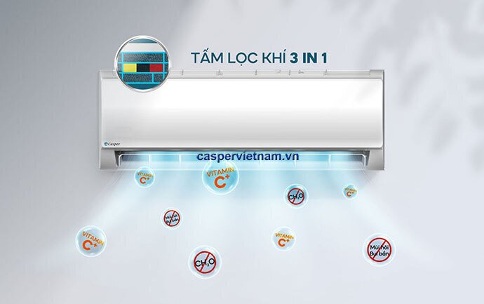 máy lạnh casper 1.5 hp inverter jc-12iu36