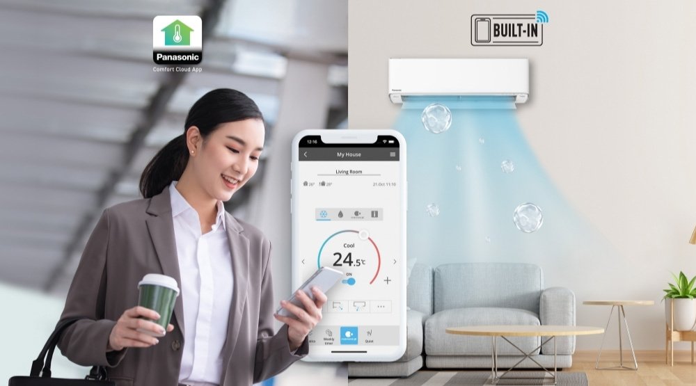 máy lạnh panasonic inverter 1.5 hp cu/cs-xu12bkh-8