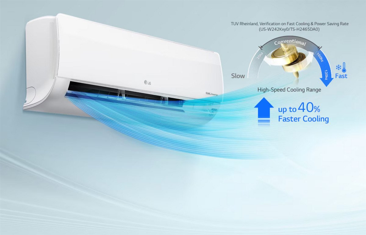 máy lạnh lg inverter 1 hp iec09g1