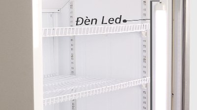 tủ mát 1 cánh đèn led 280l dl-2800al kính low-e