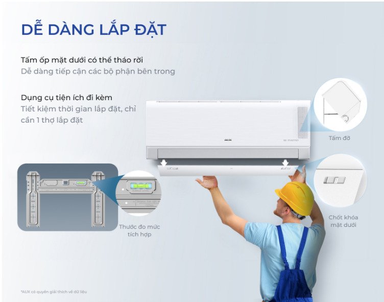 máy lạnh aux inverter 1 hp aw10caa4di-3vn