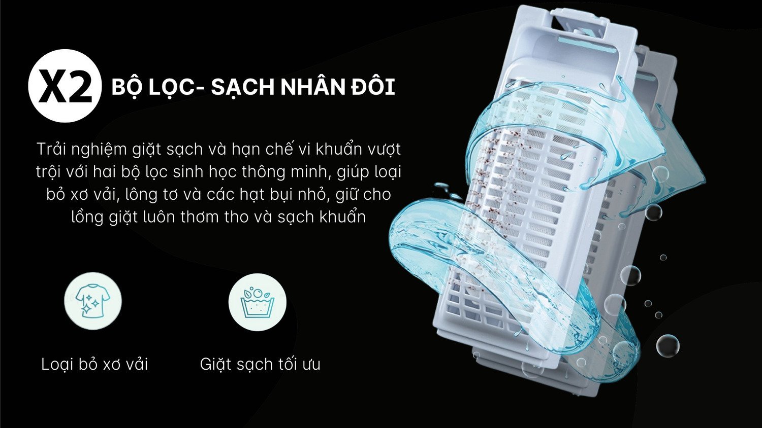 máy giặt aqua inverter 12 kg awm12-bsr1k(bu)