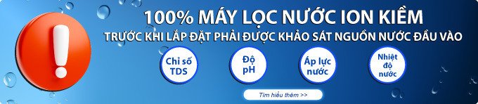 máy lọc nước ion kiềm panasonic tk-as45-zex 3 điện cực