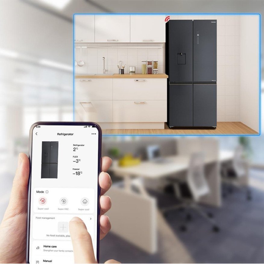 tủ lạnh toshiba inverter 515 lít gr-rf675wi-pmv(06)-mg