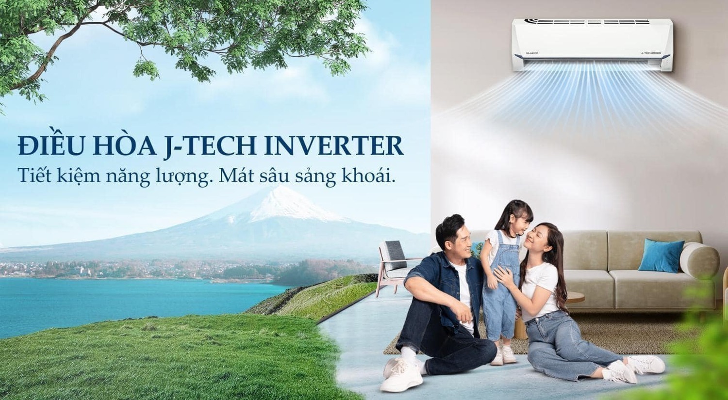 máy lạnh sharp inverter 1 hp ah-x10cewa