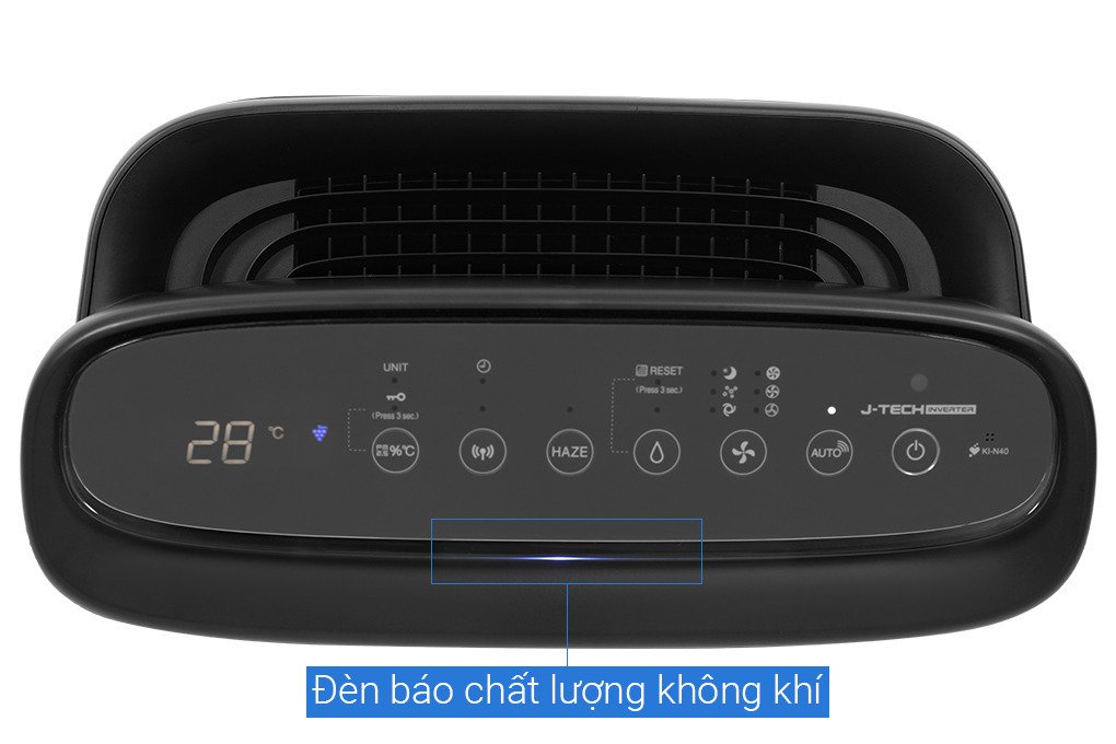 máy lọc không khí sharp ki-n40v-h 29w