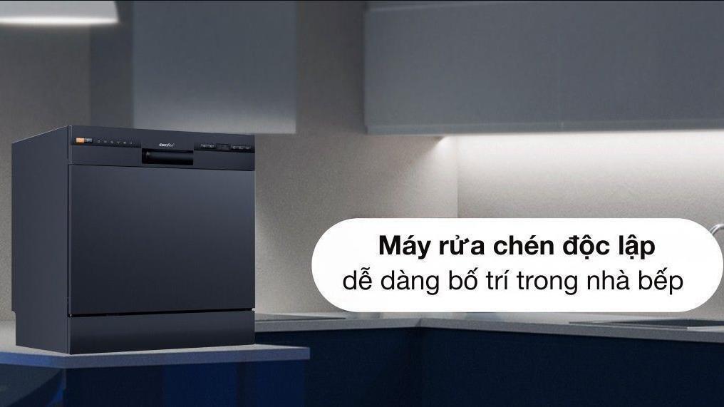 máy rửa chén độc lập comfee cdw-8f60rb