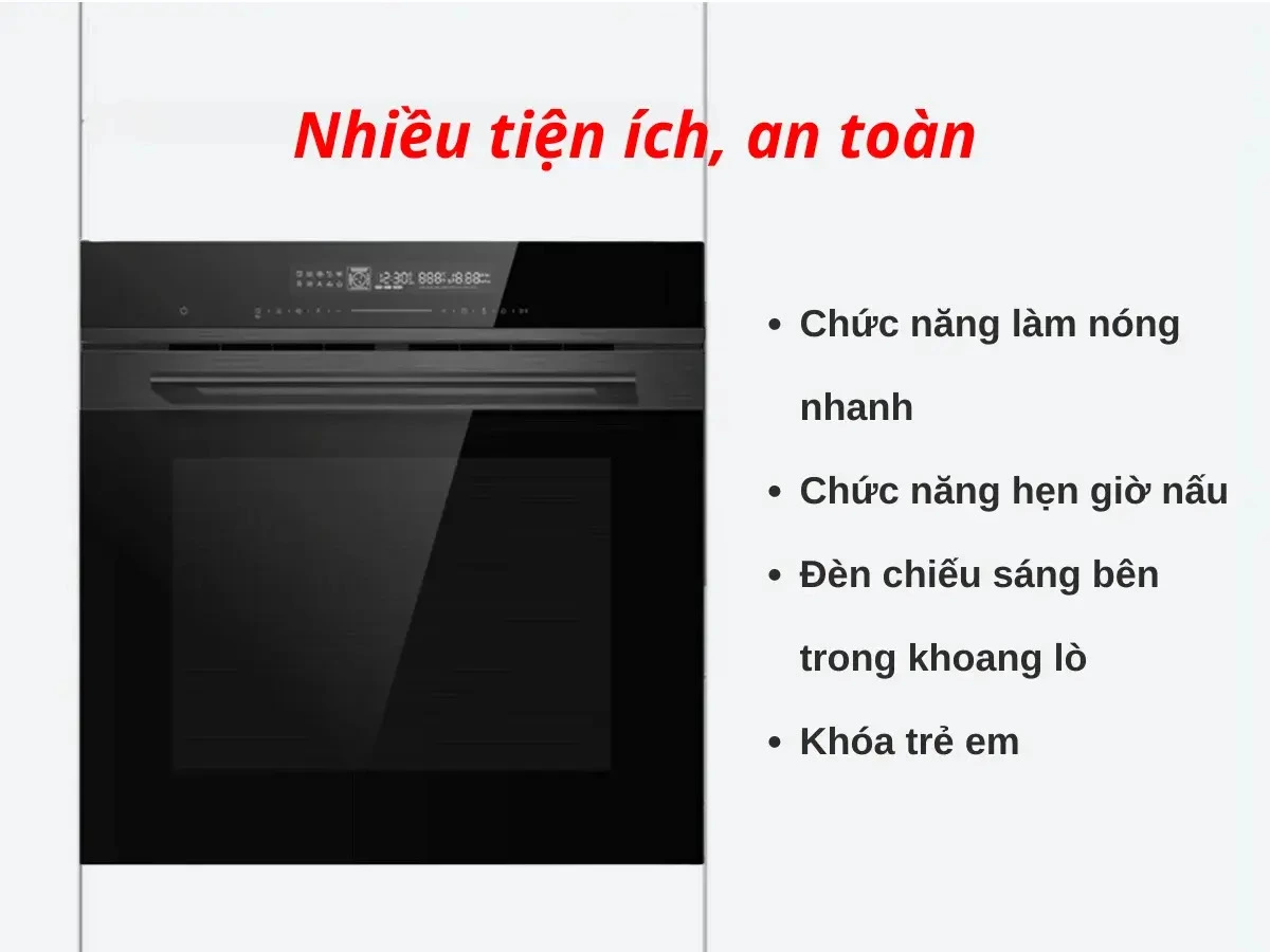 lò nướng âm tủ hafele ho-8t72a (538.01.421)