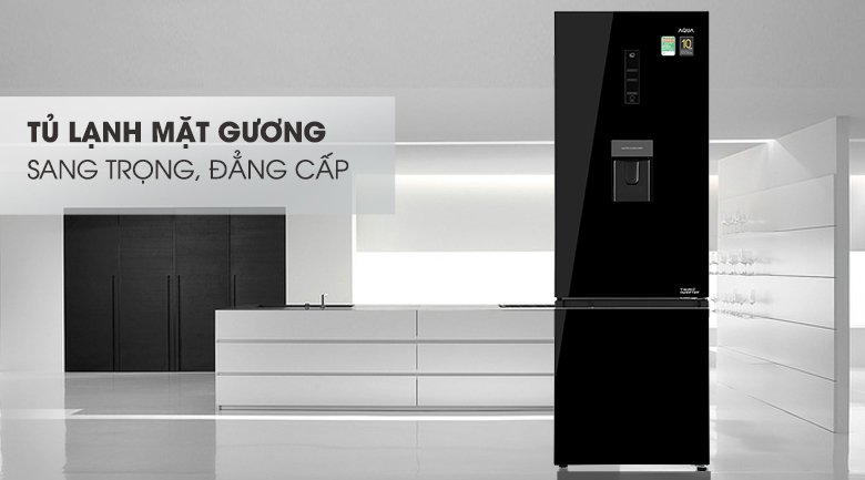 tủ lạnh aqua inverter 320 lít aqr-b379ma(wgb)